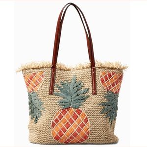 Tommy Bahama Mama Woven Straw Tote Bag